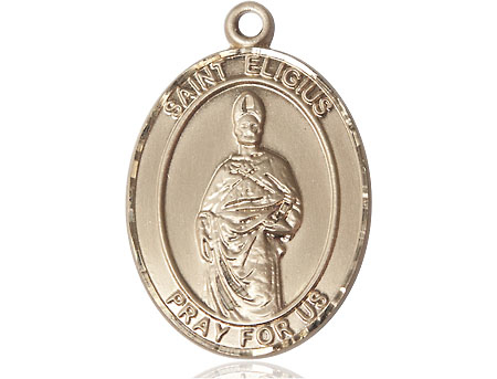 14kt Gold Saint Eligius Medal