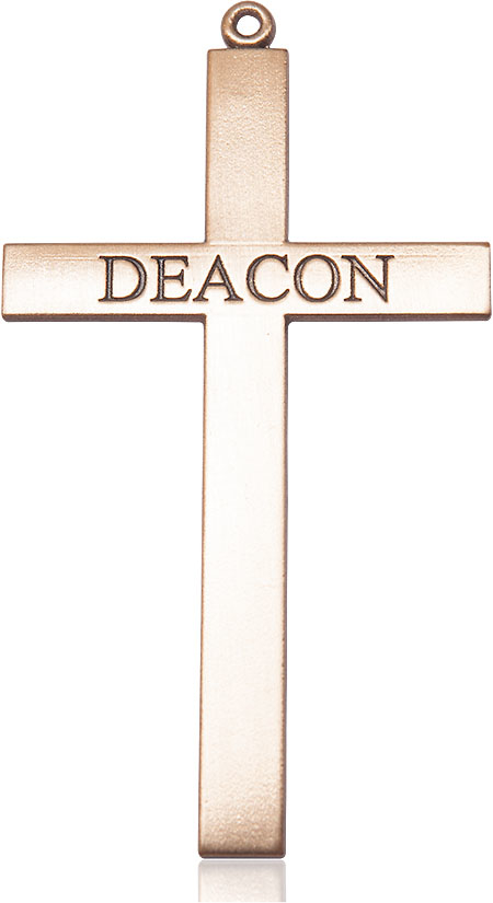 14kt Gold Deacon Cross Medal