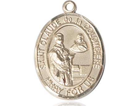 14kt Gold Saint Claude de la Colombiere Medal