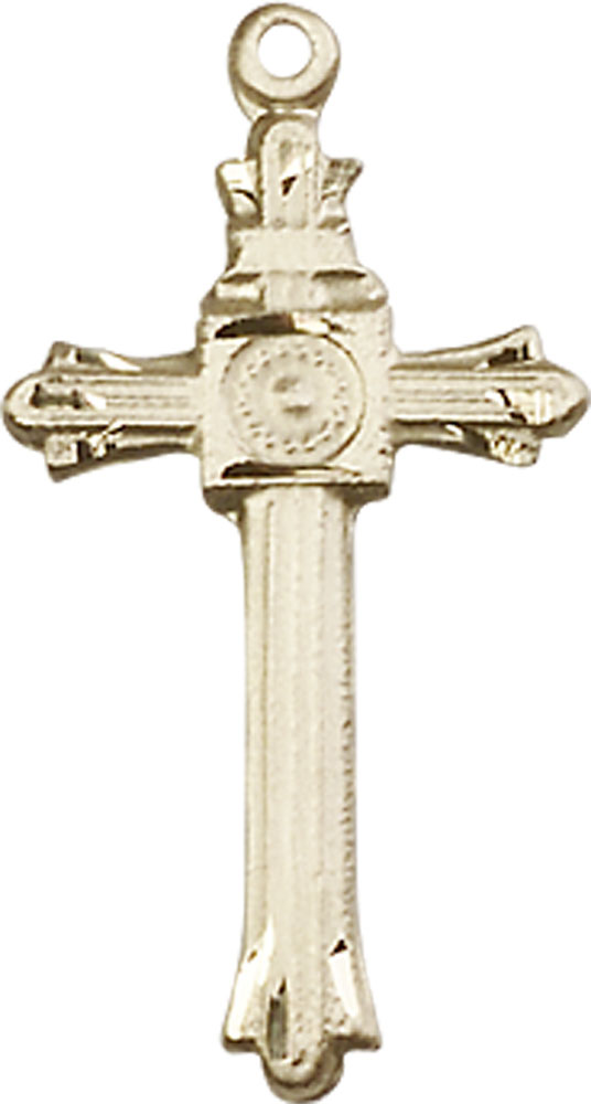 14kt Gold Cross Medal