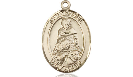 14kt Gold Saint Daniel Medal