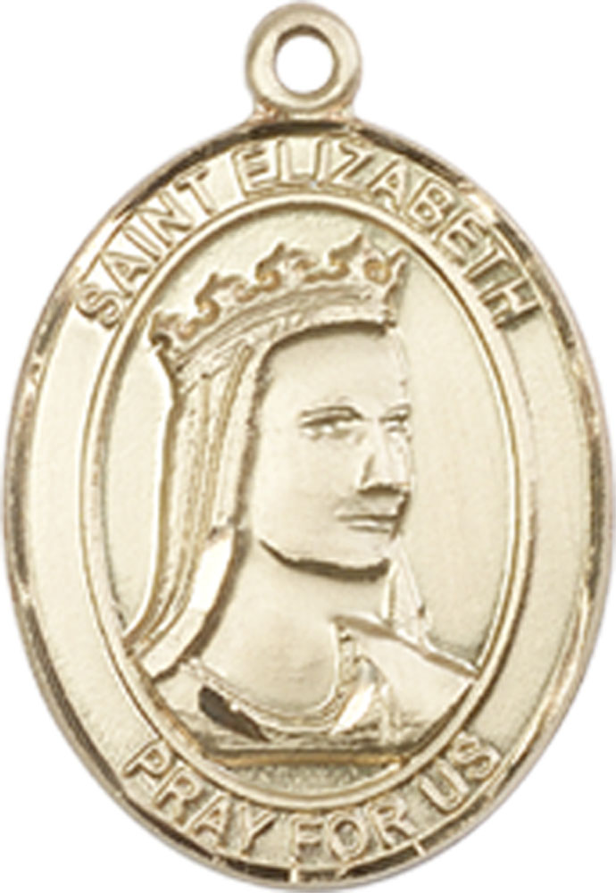 14kt Gold Saint Elizabeth of Hungary Medal
