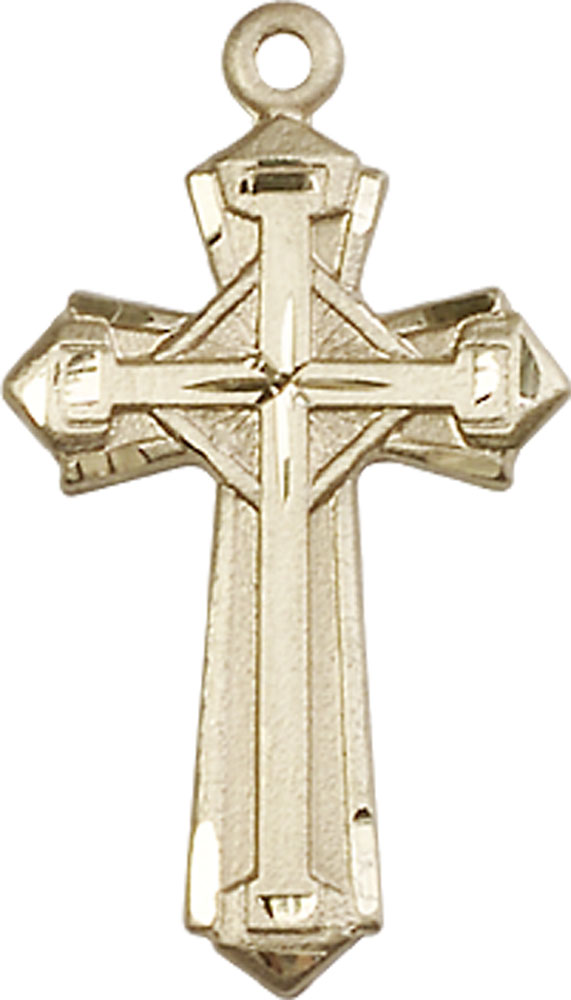 14kt Gold Cross Medal