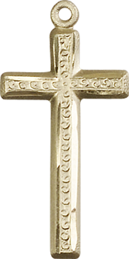 14kt Gold Cross Medal