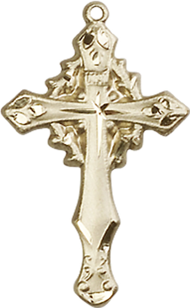 14kt Gold Cross Medal