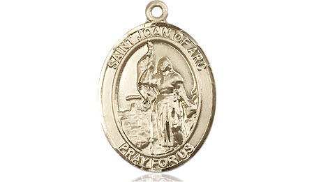 14kt Gold Saint Joan of Arc Medal