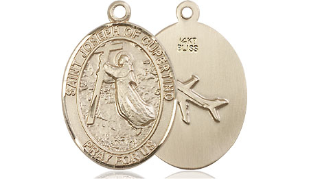 14kt Gold Saint Joseph of Cupertino Medal