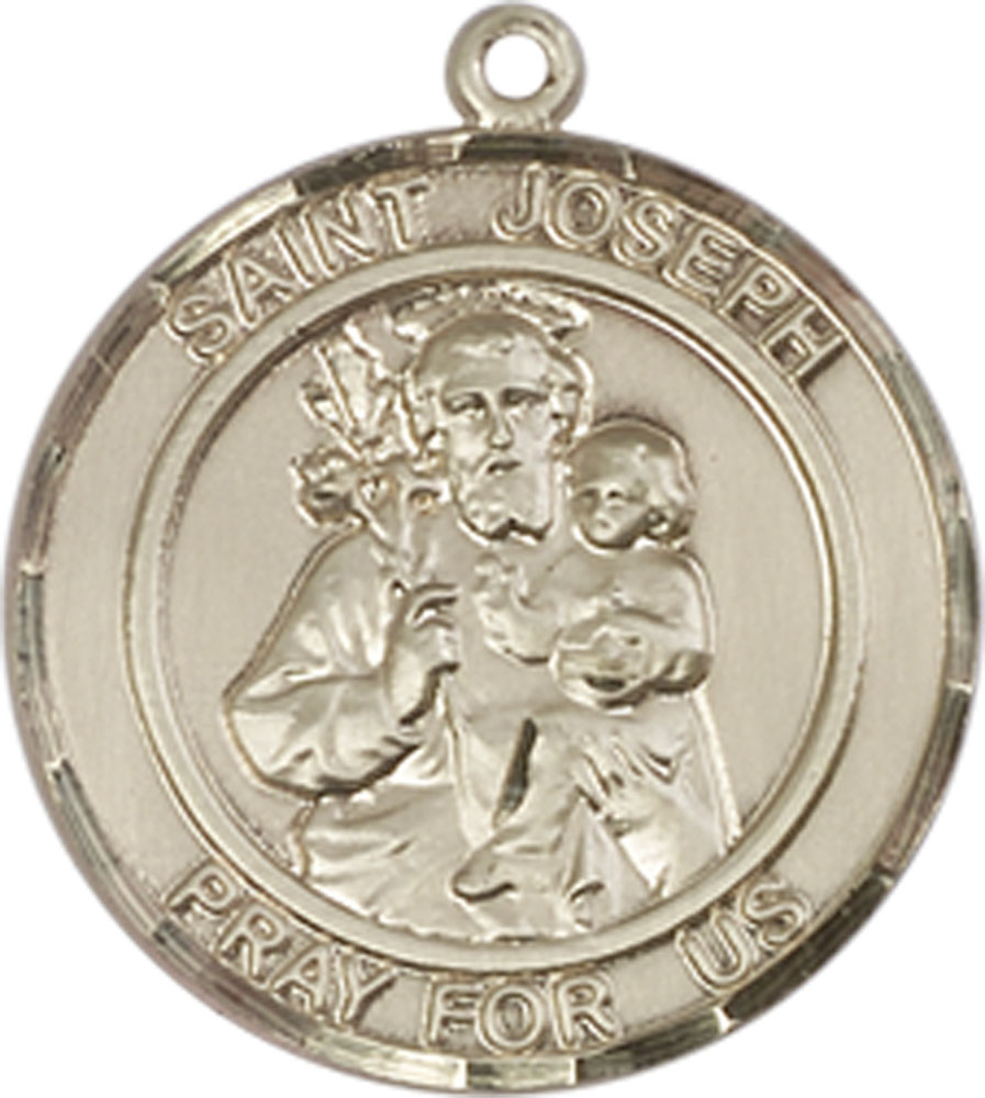 14kt Gold Saint Joseph Medal