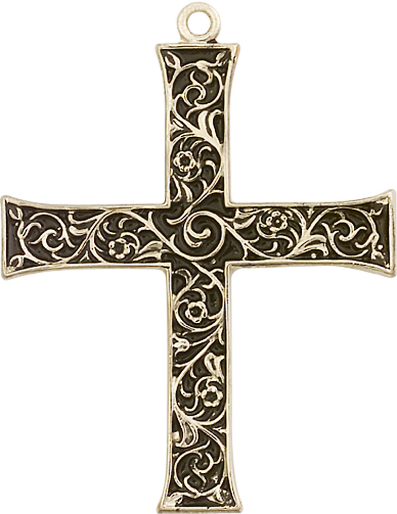 14kt Gold Cross Medal