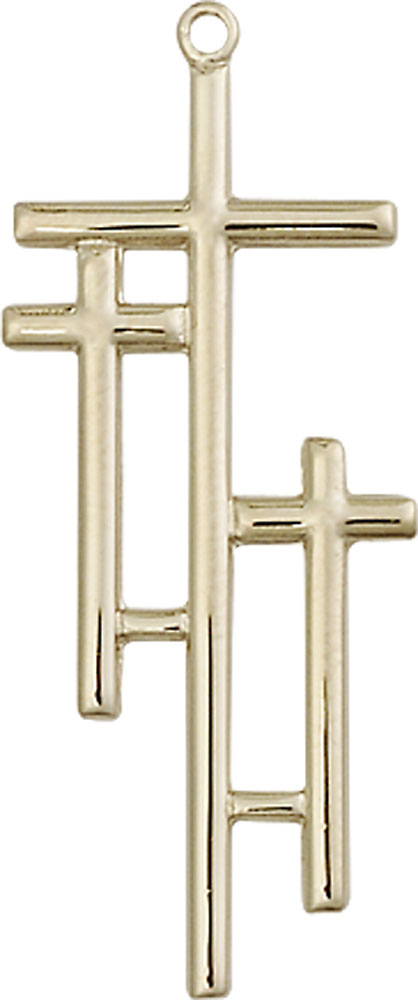 14kt Gold Cross Medal