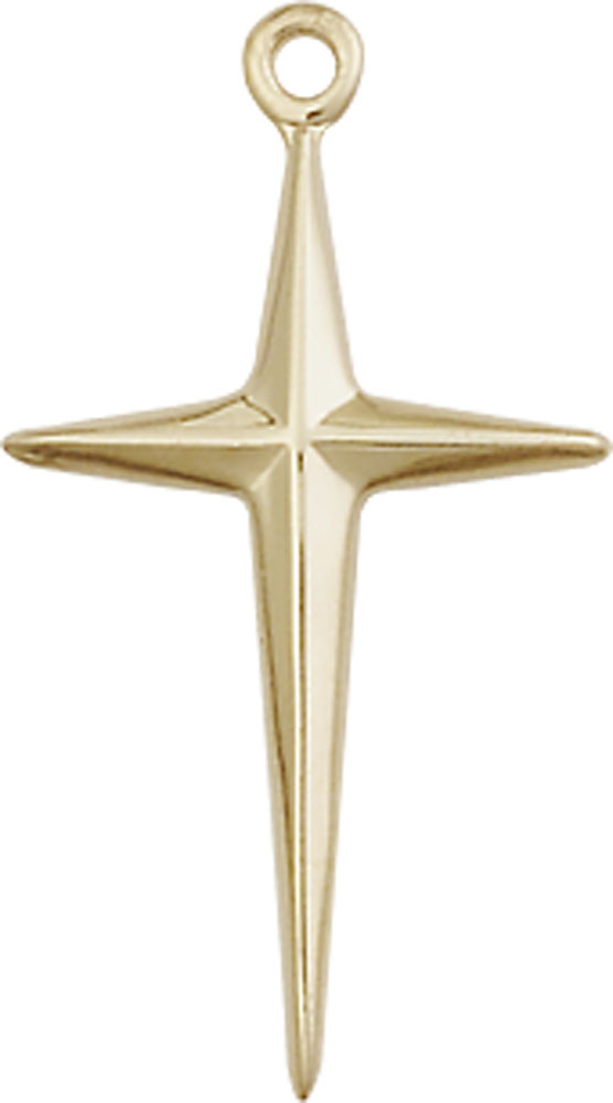 14kt Gold Cross Medal