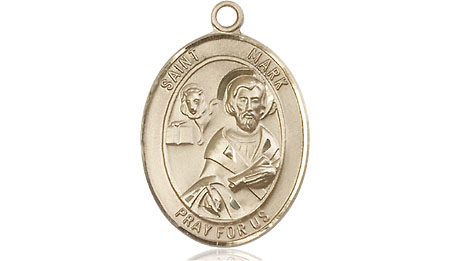 14kt Gold Saint Mark the Evangelist Medal