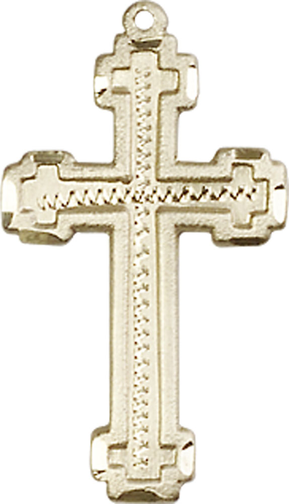 14kt Gold Cross Medal