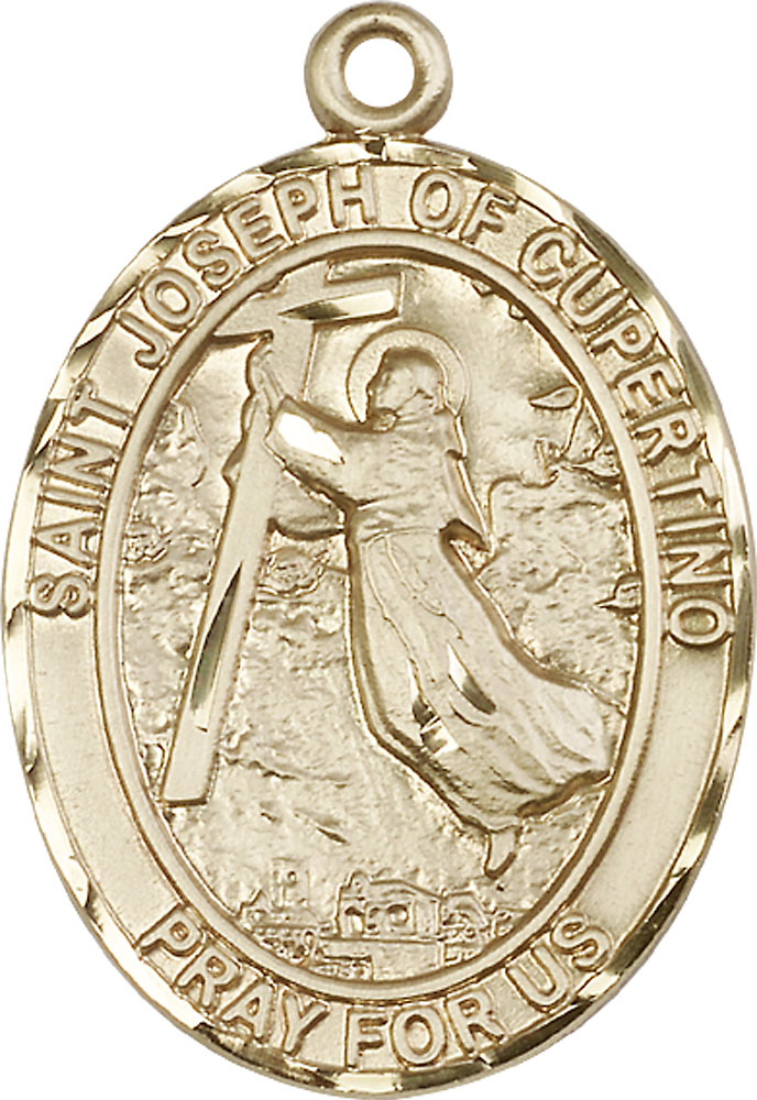 14kt Gold Saint Joseph of Cupertino Medal