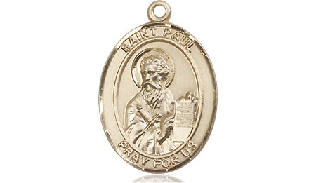 14kt Gold Saint Paul the Apostle Medal