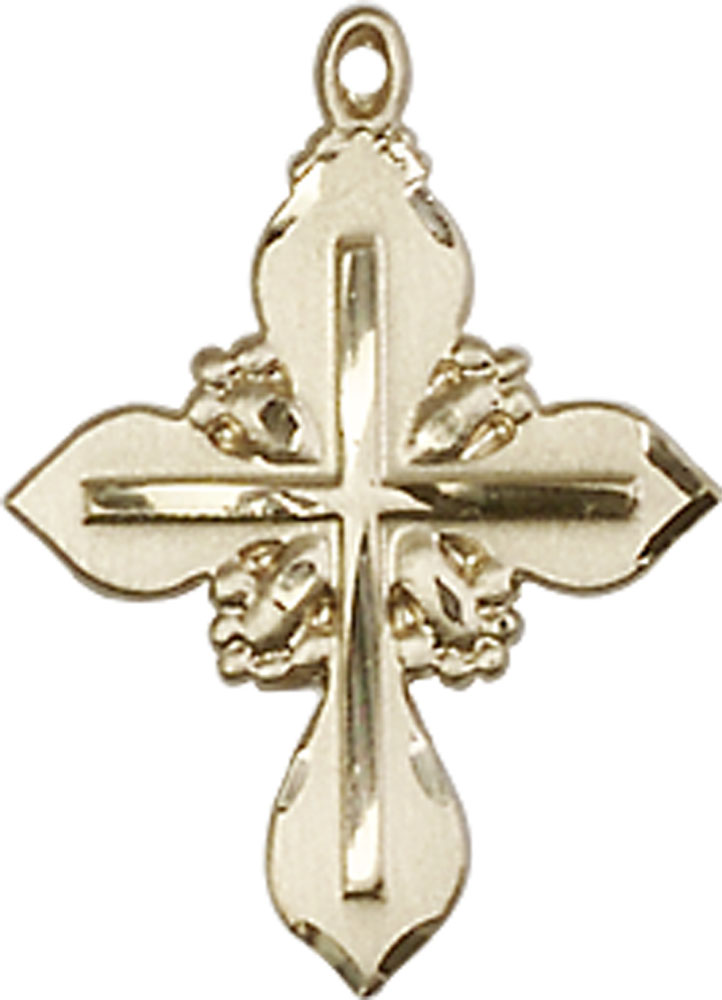 14kt Gold Cross Medal