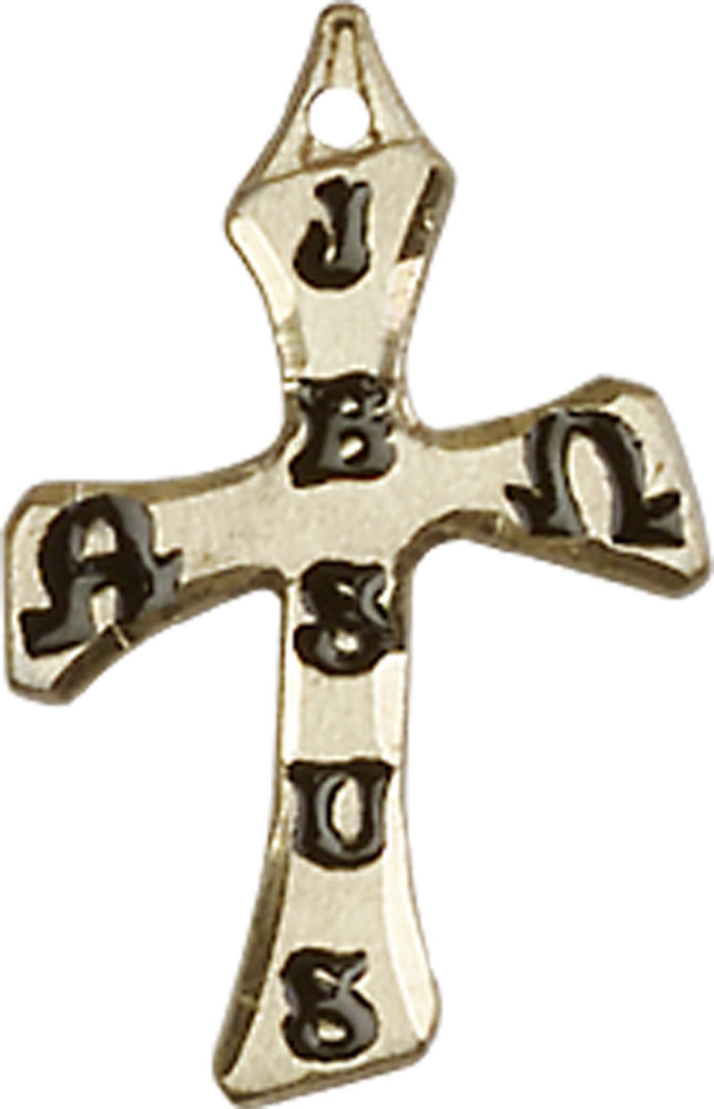 14kt Gold Cross Medal