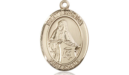 14kt Gold Saint Veronica Medal