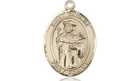 14kt Gold Saint Casimir of Poland Medal