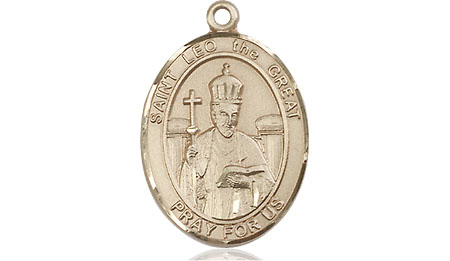 14kt Gold Saint Leo the Great Medal