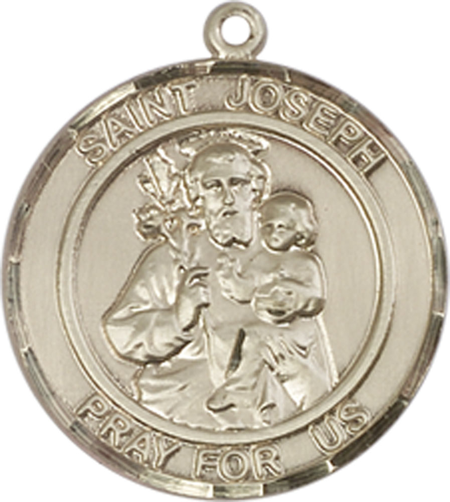 14kt Gold Filled Saint Joseph Medal