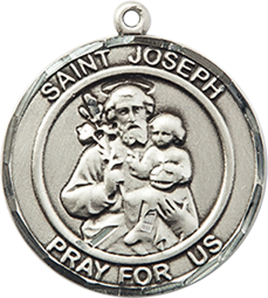 Sterling Silver Saint Joseph Medal