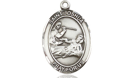 Sterling Silver Saint Joshua Medal