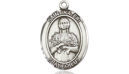 Sterling Silver Saint Kateri Medal