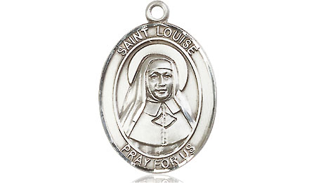 Sterling Silver Saint Louise de Marillac Medal