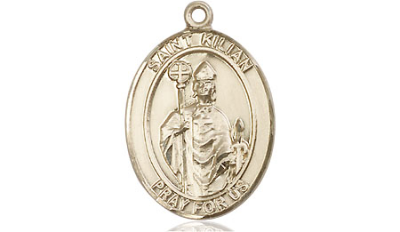 14kt Gold Filled Saint Kilian Medal