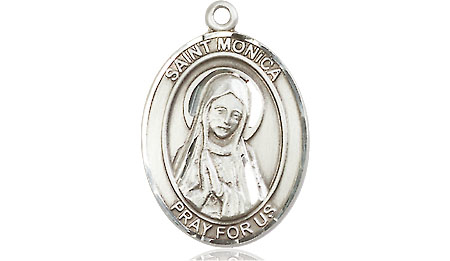 Sterling Silver Saint Monica Medal - With Box