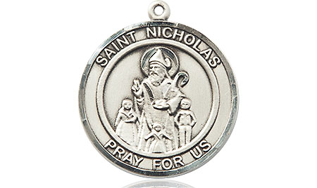Sterling Silver Saint Nicholas Medal
