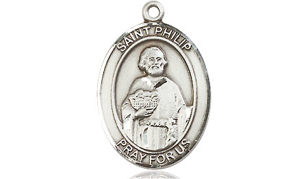 Sterling Silver Saint Philip the Apostle Medal