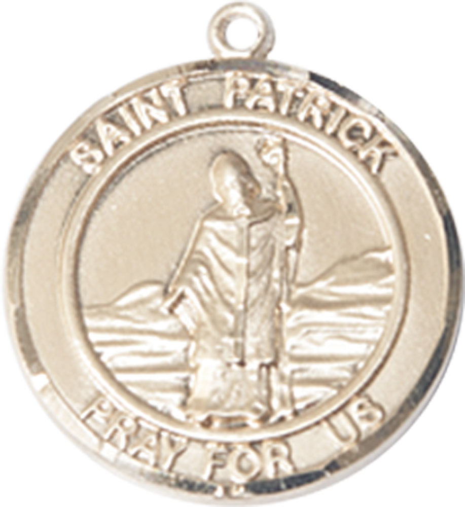 14kt Gold Filled Saint Patrick Medal