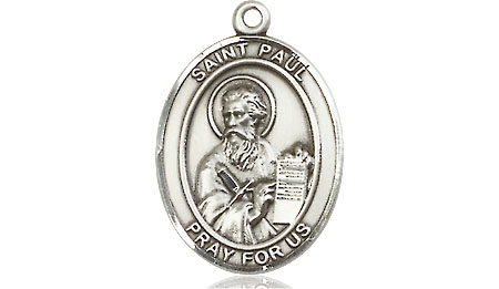 Sterling Silver Saint Paul the Apostle Medal - With Box