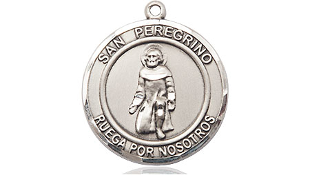 Sterling Silver San Peregrino Medal