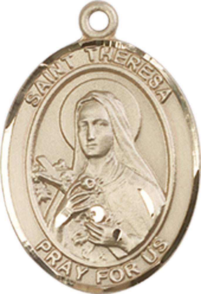 14kt Gold Filled Saint Theresa Medal