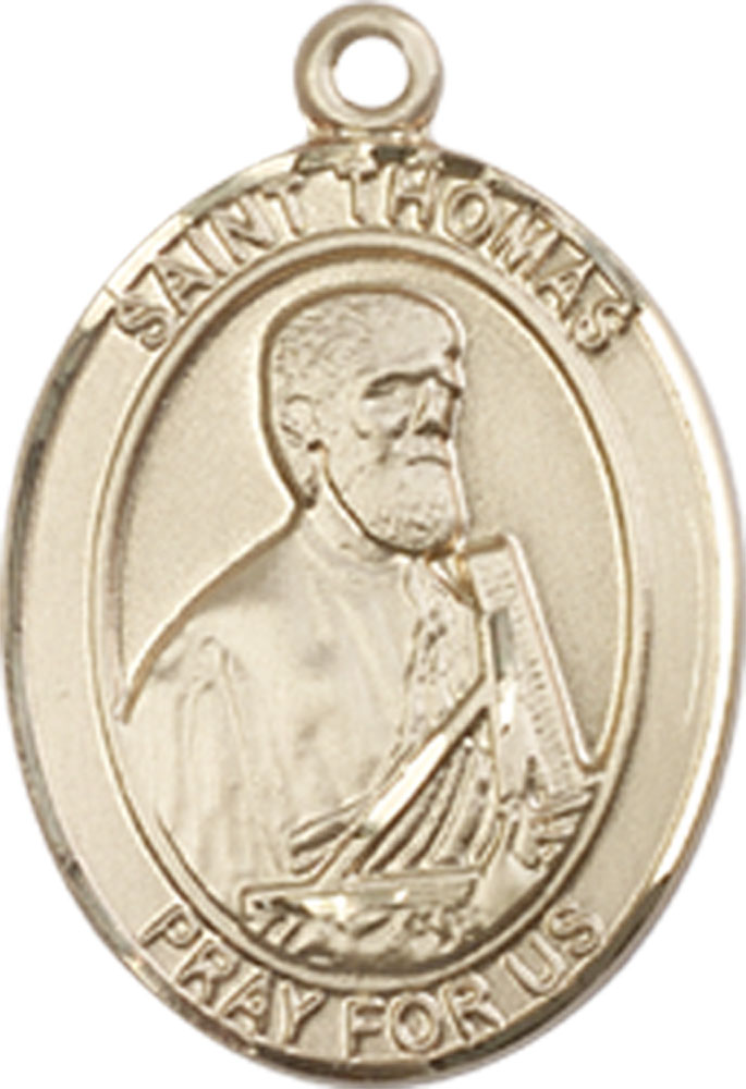14kt Gold Filled Saint Thomas the Apostle Medal