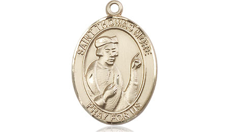 14kt Gold Filled Saint Thomas More Medal