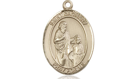 14kt Gold Filled Saint Zachary Medal