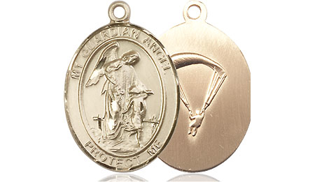 14kt Gold Filled Guardian Angel Paratrooper Medal