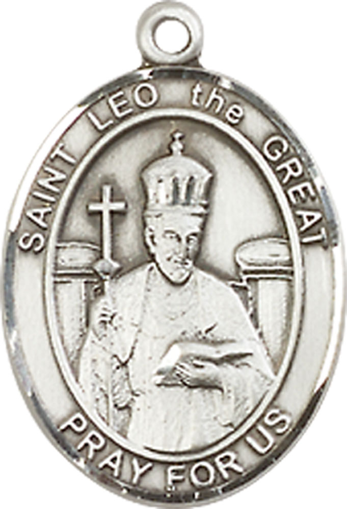 Sterling Silver Saint Leo the Great Medal