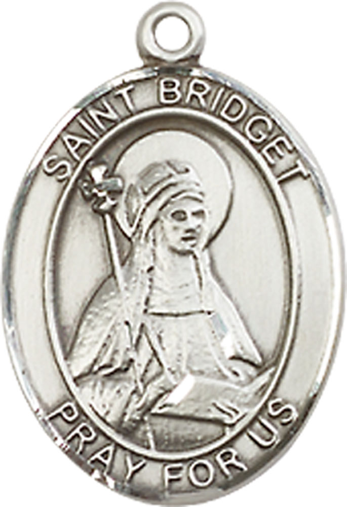 Sterling Silver Saint Bridget of Sweden Medal