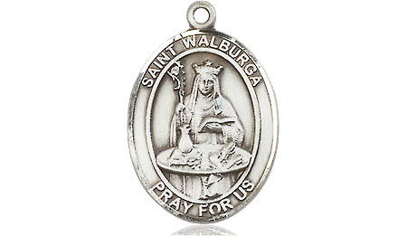 Sterling Silver Saint Walburga Medal