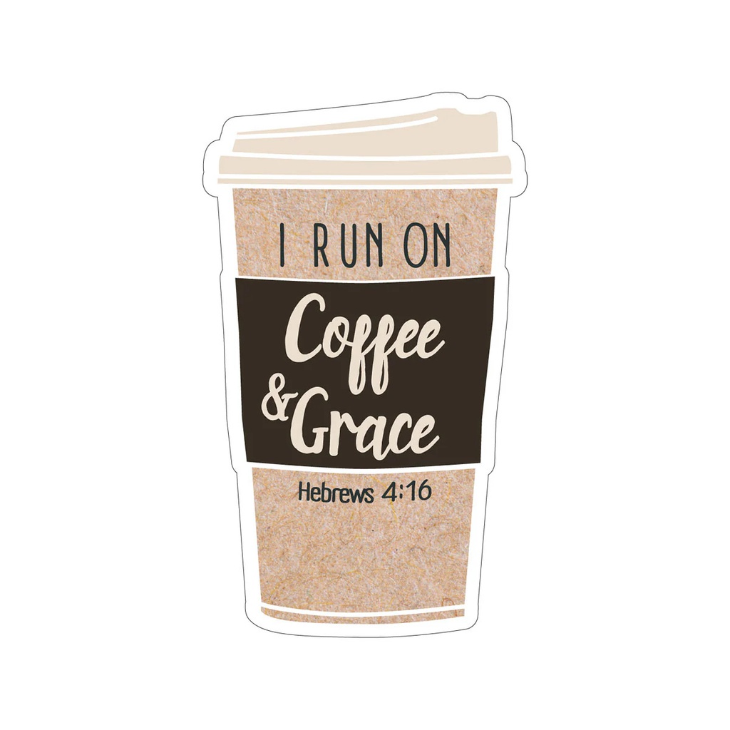 Sticker - Coffee &amp; Grace
