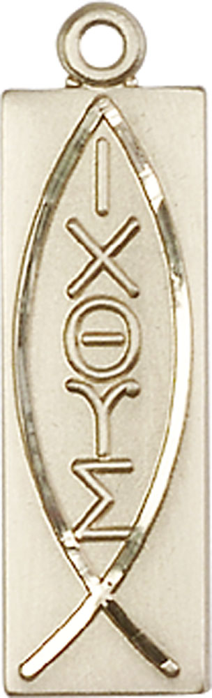 14kt Gold Fish Medal