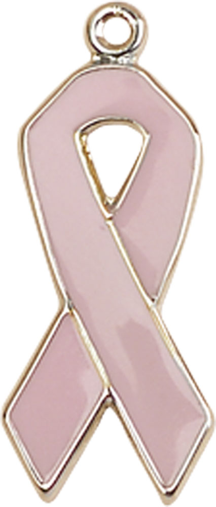14kt Gold Cancer Awareness Medal