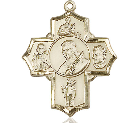 14kt Gold Philomena Vian Bos Jude Gerard Medal