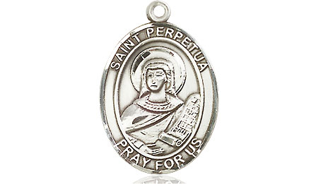 Sterling Silver Saint Perpetua Medal