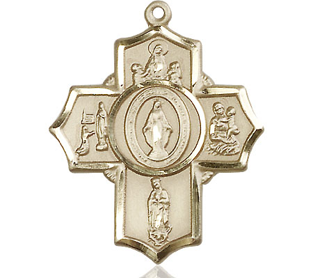 14kt Gold Apparitions Medal